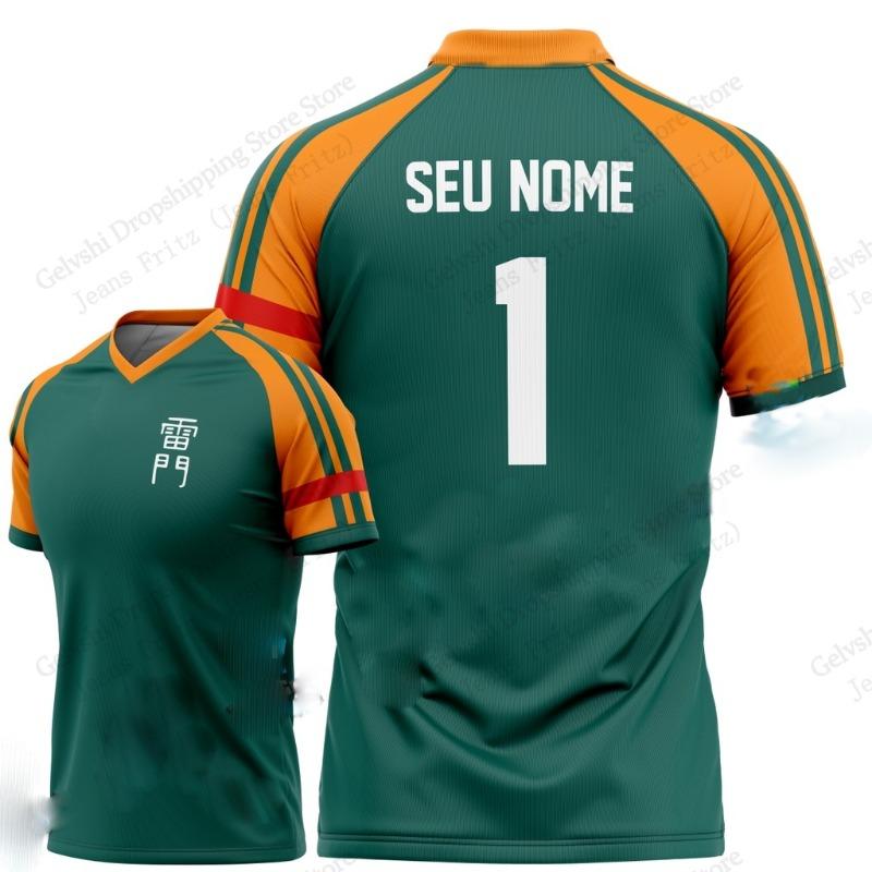 

New Jersey Anime Inazuma Eleven 3D Print T-shirt Men Women Fashion V-Neck Short Sleeve Soccer Tops Tees Sports Tshirt Children S