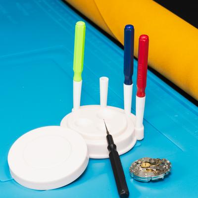 Watch Oiler Set 1 Oil Cup+4 Oil Pens Kit Plastic Watch Oiler Applying Lubricants Tool Watchmaker Watch Repair Maintenance Tools