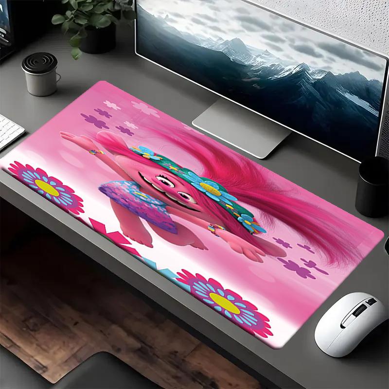 Trolls Theme Mouse Pad, Non Slip Rubber Base, Multifunctional Office & Home Decor, Perfect for Workspace Personalization.