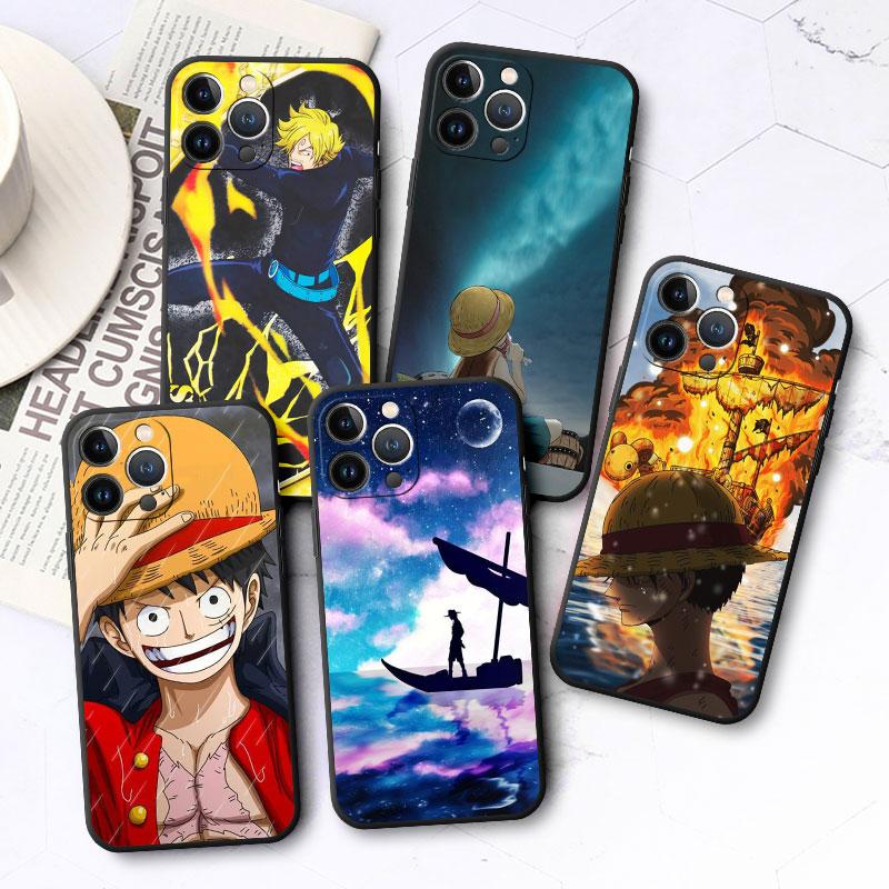 1 Pieces Anime Case for Apple iPhone XS X 8 14 Plus XR 12 Mini 7 SE 13 Pro Max 6s 11 14 Pro Max 13pro Ones Luxury Silicone Cover