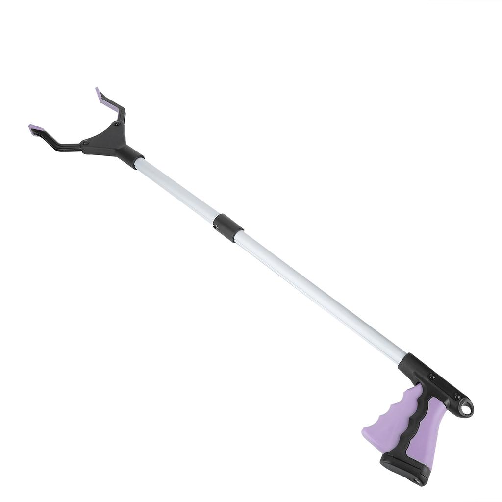 Clipsuri Lungi Multifuncționale Pliabile pentru Gunoi, Apucător, Instrumente de Ridicare, Articole de Curățenie Sanitară, Violet