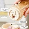 Portable 4 Grids Pill Box Sealed Pill Storage Box Portable Pill Dispenser  for Home