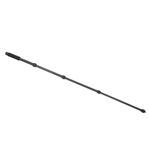 Microphone Boom Arm, Aluminum Alloy Handheld Microphone Extension Arm, Portable Heavy-Duty Microphone Boom Pole with Soft Foam Handle (5 Sections)