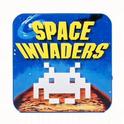 Space Invaders 3D Logo Lampa Modrá Stredná 639887