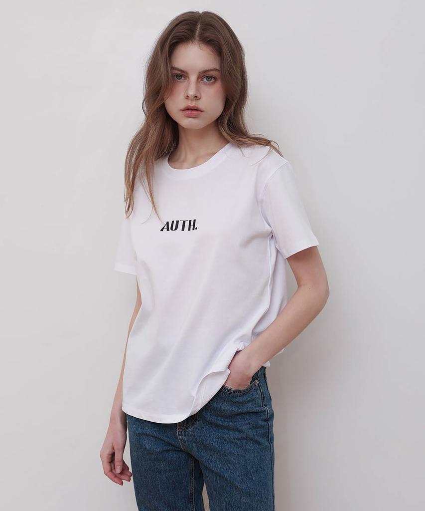 Eosseu Basic Logo Short Sleeve T-Shirt (White)