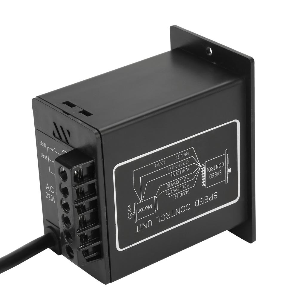 AC 220V 6 200W Digital Speed Controller Motor Speed Control Unit 0 100percent  (90W Double Row A Port)