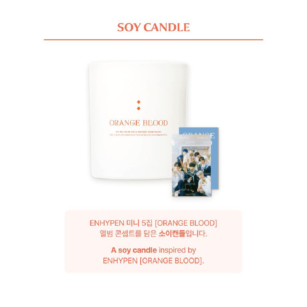 ENHYPEN ORANGE BLOOD Soy Candle