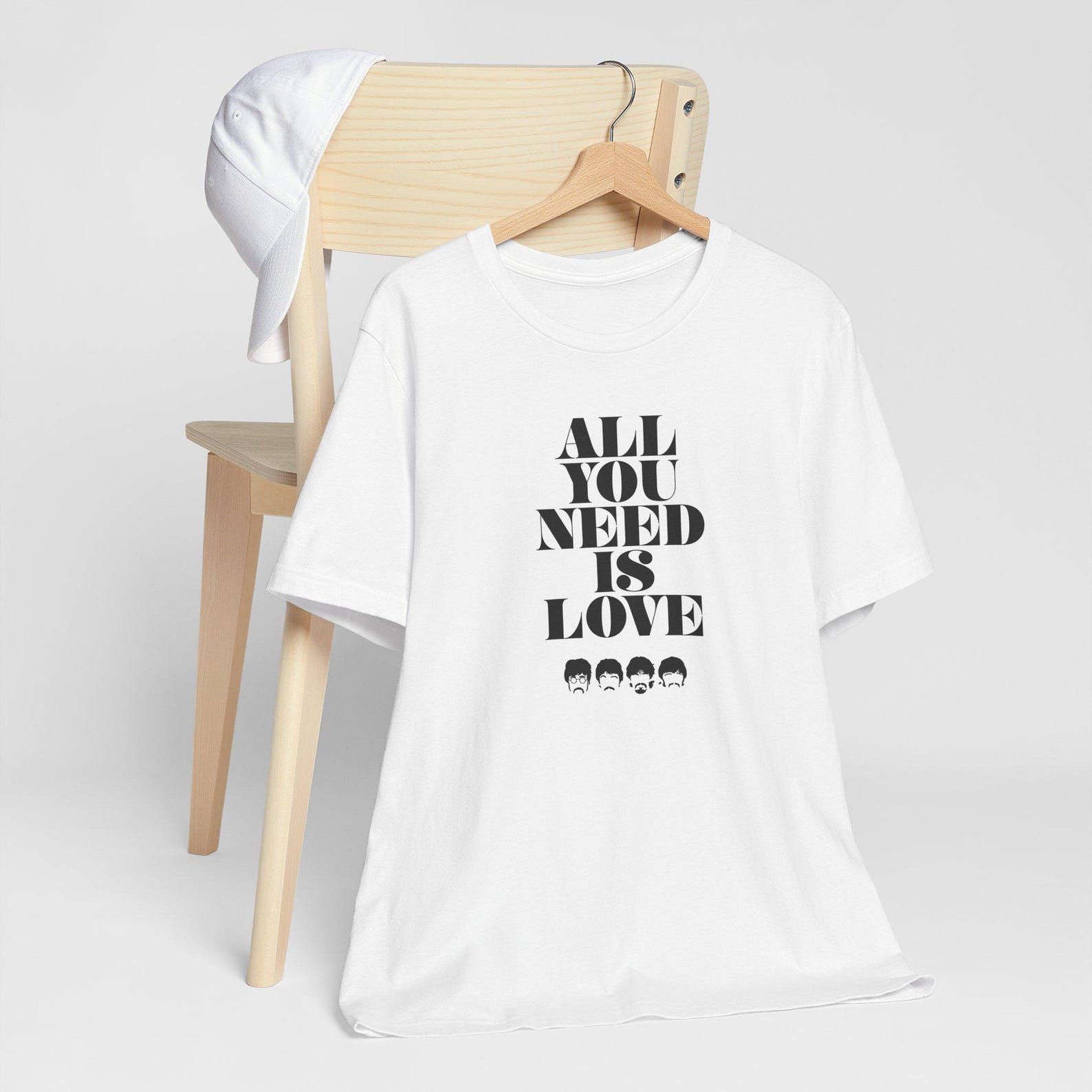 All You Need Is Love Graphic Tee – Fab Four Cotton Shirt 2XL