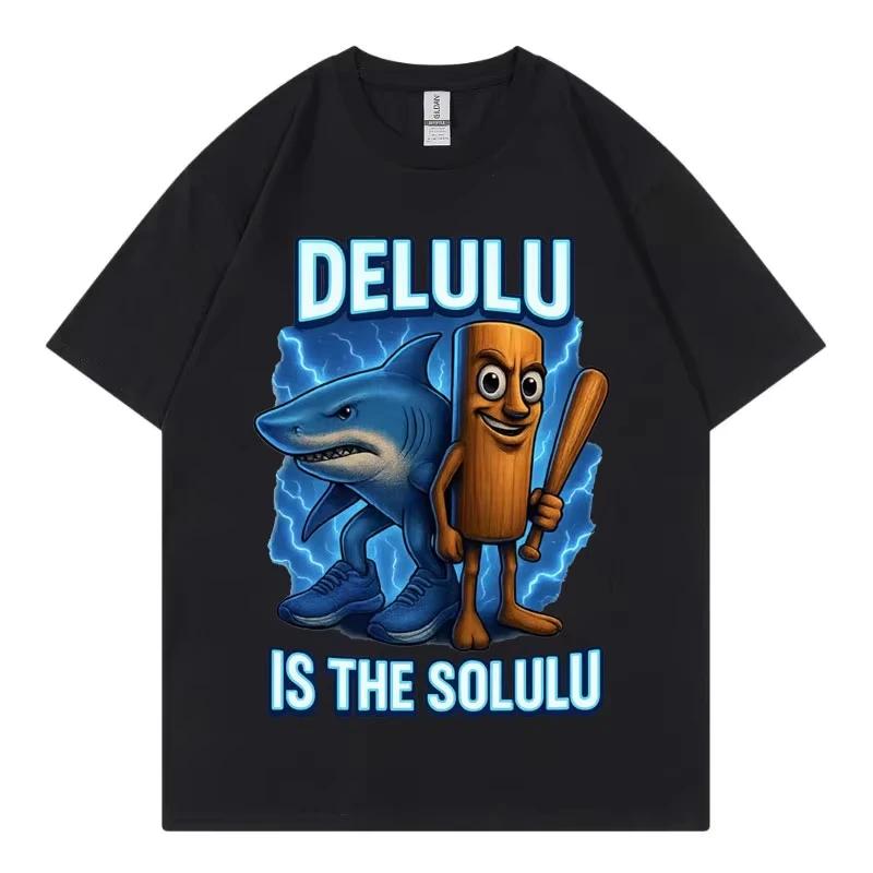

Camisetas divertidas con estampado de tiburón Tung Tung Tung Sahur y Tralalero Tralala camiseta italiana Brainrot Meme S