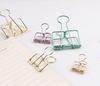 10 grid photos, wall decoration photo clip, simple metal hollow clip, colored long tail note clip, ticket clip