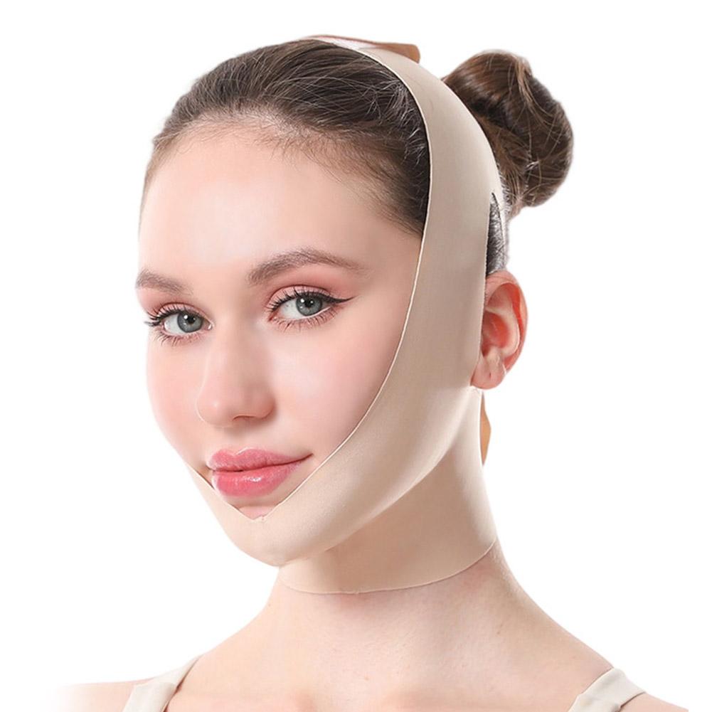 V-face Face Sleeping Mask Slimming Full Lifting Cheek Slimming Bandage Adjustable Reusable Breathable Sculpting Sleep Face Mask