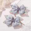 LOVEKIKI 2Pcs 4.33inch Star Glitter Bow Hair Clips for Girls Boutique Ribbon Dovetail Barrette Headwear Child Hair Accessories