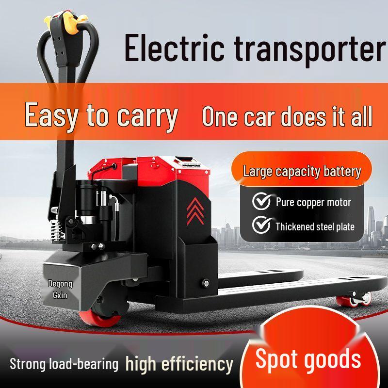 All-Terrain Electric Forklift for Warehouse and Construction Pallet Handling