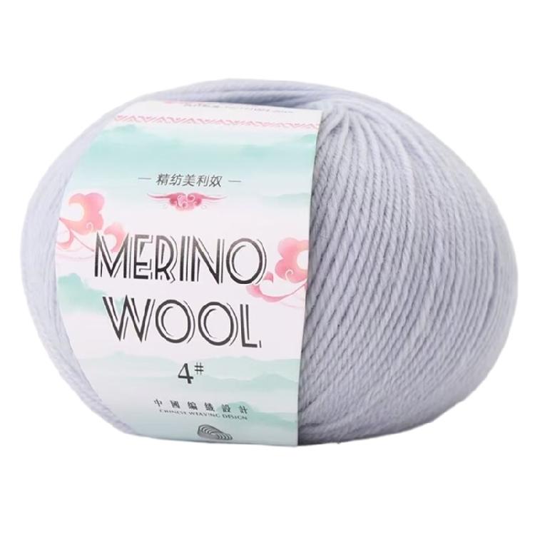 134Yard/Roll Roll Wool Yarn Soft Worsted Weight Yarn 1.76oz Knitting Yarn For Beginner Knitting Rugs Sweater Scarf