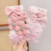10Pcs/Set Big Bow Flower Elastic Hairbands Children Girls Sweet Hair Ties Headbands Hair Accessories Rubber Band For Kid