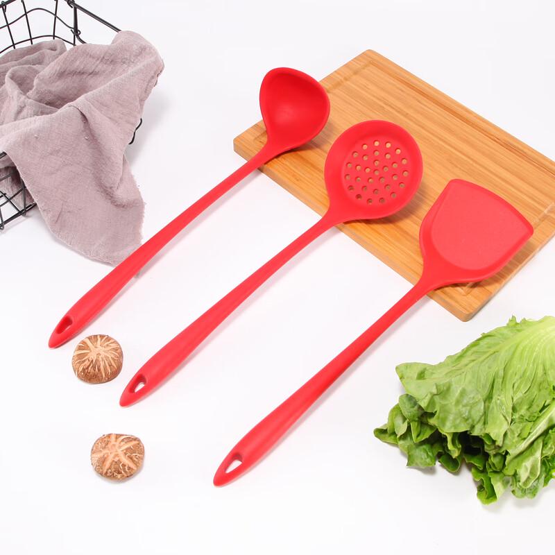 ZISIZ Long-Handle Cooking Spatula & Ladle Set