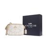 Coach Jamie 20 Adjustable Shoulder Strap Signature Coated Canvas Camera Bag Women shoulder bag Cream-White CBL94-IMIVO