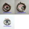 0,4/0,5 mm Dicke Breite 10/11 mm Spiralfeder Flachdrahtspule Große Größe Aufrollfeder Feder mit konstanter Kraft