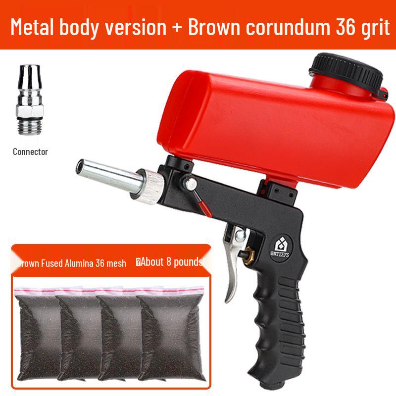 Tianfeng Handheld Pneumatic Sandblasting Gun - Rust Remover & Metal Refurbisher