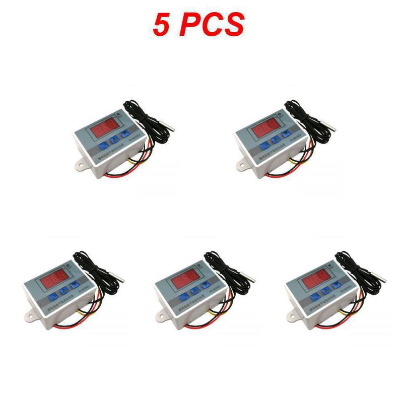 1~10PCS 12V 24V 220VAC Digital LED Temperature Controller XH-W3001 For Incubator Cooling Heating Switch Thermostat NTC Sensor