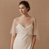 Front Short Long Back Evening Dresses Scarves Pearl Mesh Scarf  Ladies/Girls