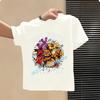 2026 T-shirt per Bambini Five Nights At Freddys Cartone Animato T-shirt Grafica FNAF Top Sportivi Casual per Bambini Maniche Corte Abbigliamento per Bambini