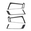 4Pcs Carbon Fiber Car Interior Center Control Air Conditioner Outlet Frame Cover Stickers Auto Accessories For BMW X5 F15 X6 F16