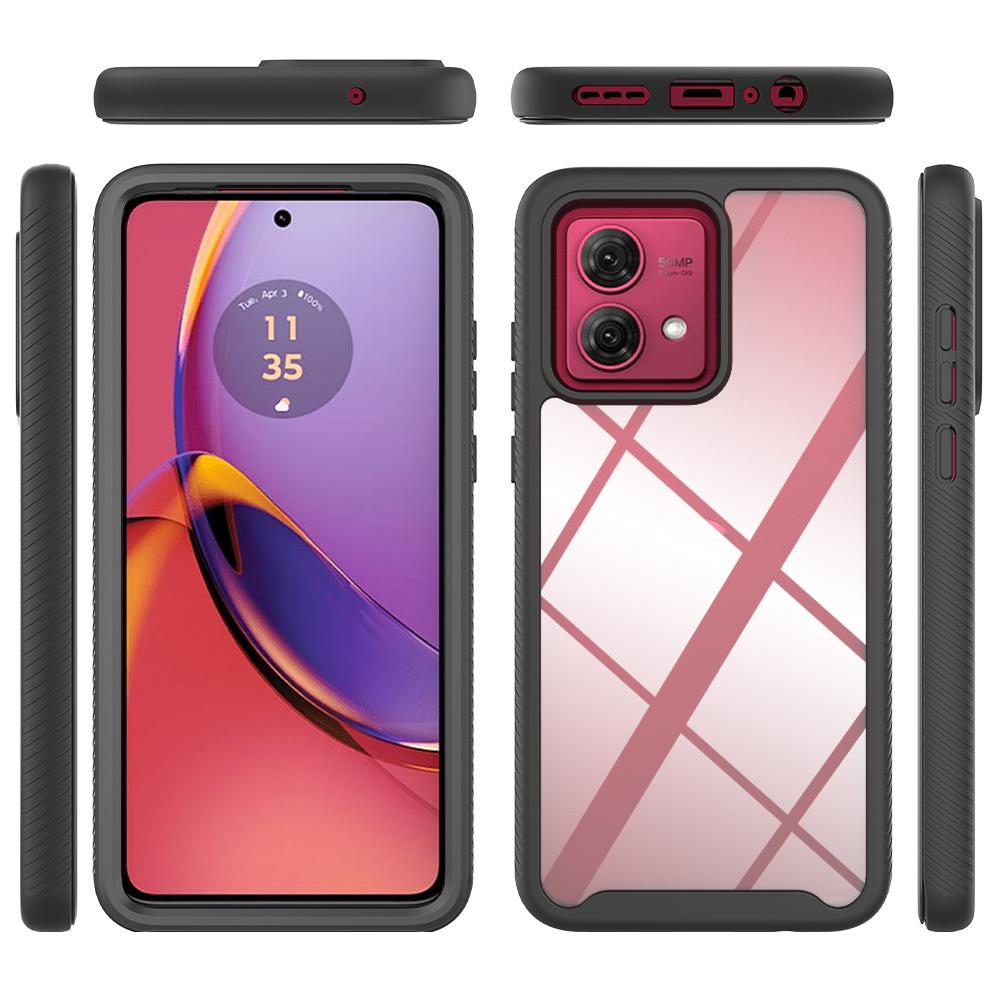 Funda protectora para teléfono Motorola Moto G84 5G con protector de pantalla PET