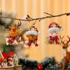 Wooden Letter Doll Pendant Christmas Tree Decoration