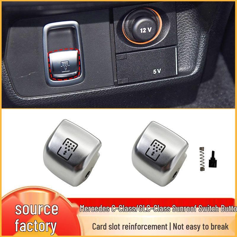 Bouton de Pare-soleil de Toit Ouvrant Arrière Compatible Mercedes-Benz Classe C Classe GLC W205 W253 Interrupteur de Toit Ouvrant