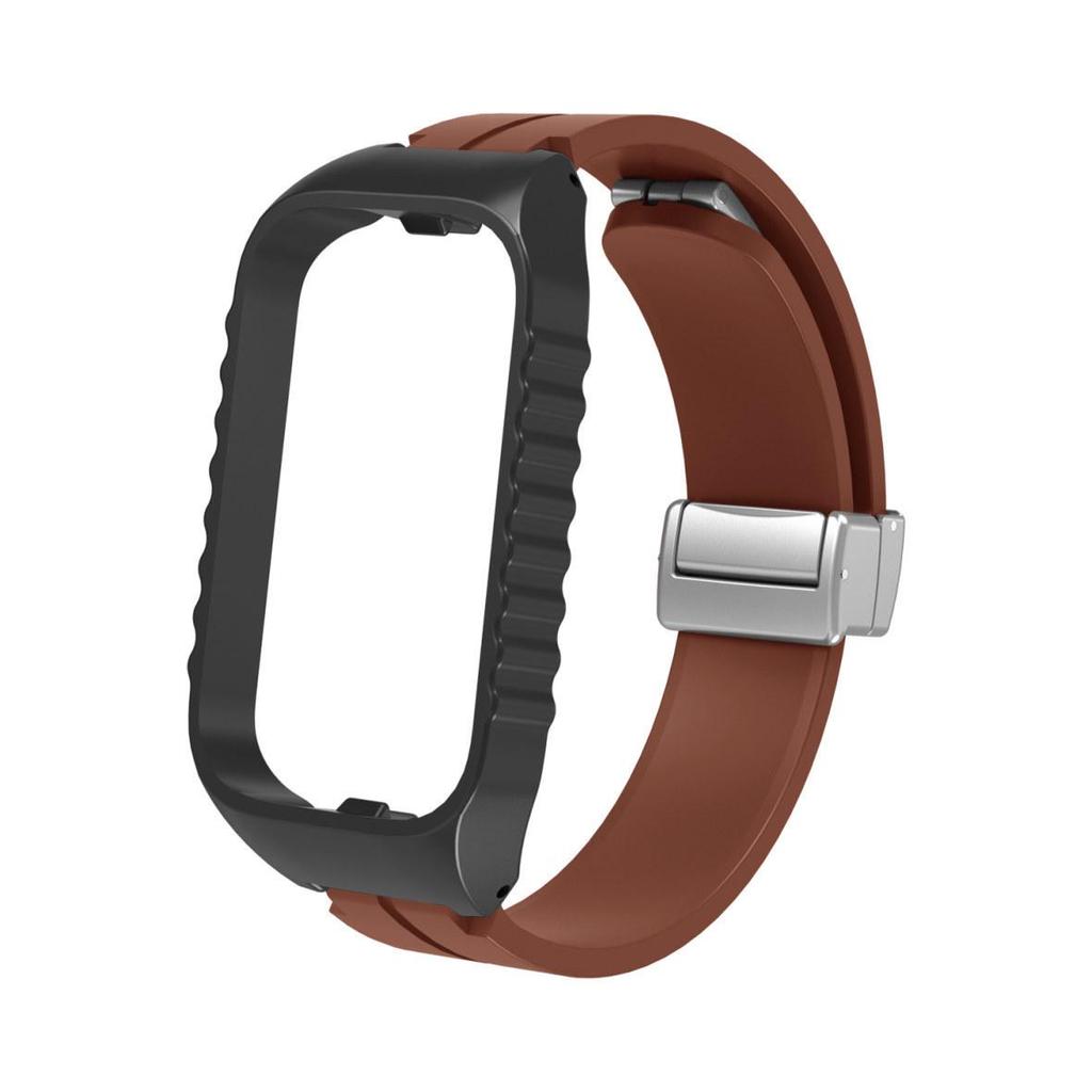 Foldable Magnetic Silicone Strap for Redmi Smart Band 2/3 and Xiaomi Smart Band 8 Active