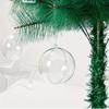 20pcs Clear Plastic Fillable Ornaments for Crafts Christmas Ornaments Balls Clear Acrylic DIY Ornaments Christmas Tree Hanging Christmas Decorations