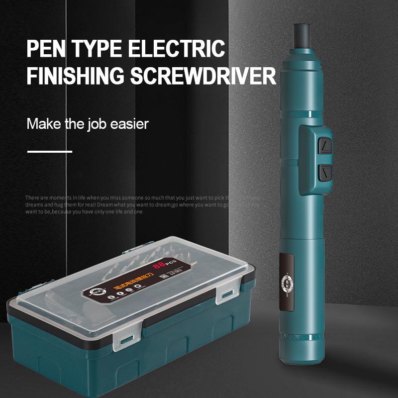 Mini Wireless Electric Screwdriver Set Cordless USB Rechargeable Screwdriver Home Electric Drill Repair Power Tool