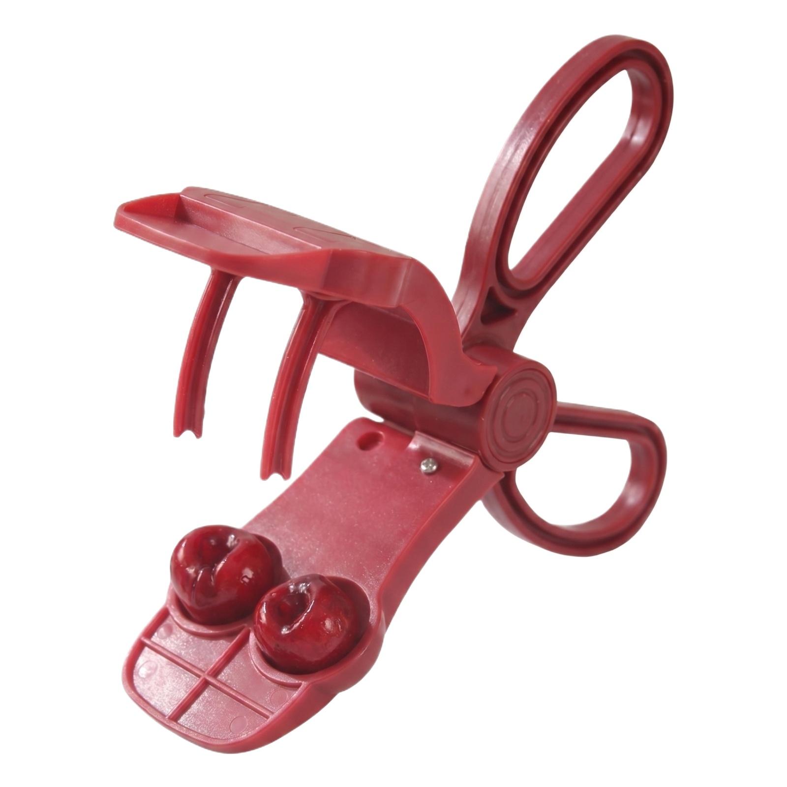 

Cherry Pitter Tool Dual Position Multifunctional Cherry Pitter Core Remover Fruit Seed Remover Kitchen Tool Simple Design One Size красный