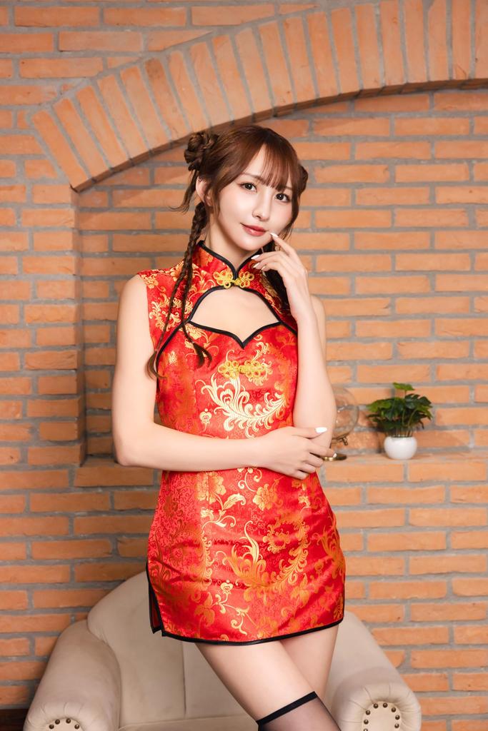 Clearstone (Clearstone) Shelley's Closet Cosplay Halloween Red China Dress for Women, Red