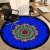 1pc Mandala Artwork Chair Carpet for Office, Soft Flannel Throw Mat, Perfect for Office,Holiday Party Decoration Choice yy251113180