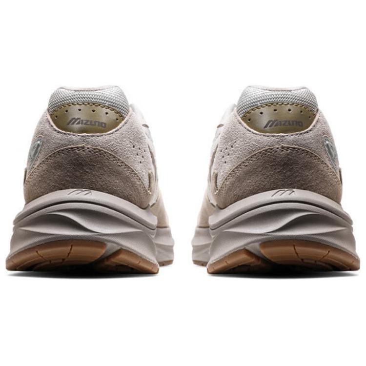 Mizuno Pi Retro Comfortable Versatile Non-Slip Durable Low-Top Running Shoes Unisex Sneaker Light-Gray Rock-Gray D1GH232307