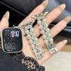 Suitable for Apple Watch Iwatchs10 Strap Small Fragrant Wind Pearl Chain Applewatch98765 Generation SE Women