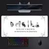 Cool Thrilling Show SSix Of Crows Mouse Pad Large Gaming Mousepad With Stitched Edges Thickened Desk Mat Pc