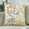 1 Housse de coussin imprimée non remplie Motif feuille Moderne Colorée Douce Housse de coussin pour la maison Pour Salon Canapé Lit Chambre à coucher Décoration Pièce