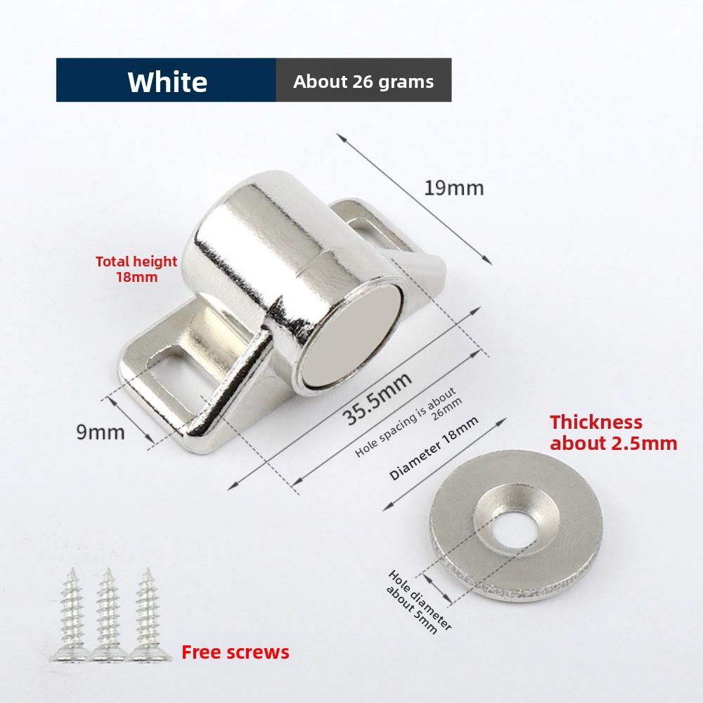 Magnetická dvířka skříňky Zachycují ultratenkou zarážku do zavření skříně Domácí nábytek Hardware Příslušenství