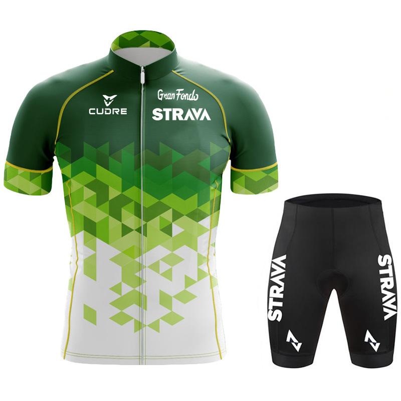 2022 event cycling suit Strava Tour de France short-sleeved overalls cycling suit