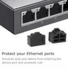 Neue Silikon RJ45 Staubstopfen Langlebige Schwarze Transparente Ethernet Hub Portabdeckung RJ45 Anti-Staub-Abdeckung