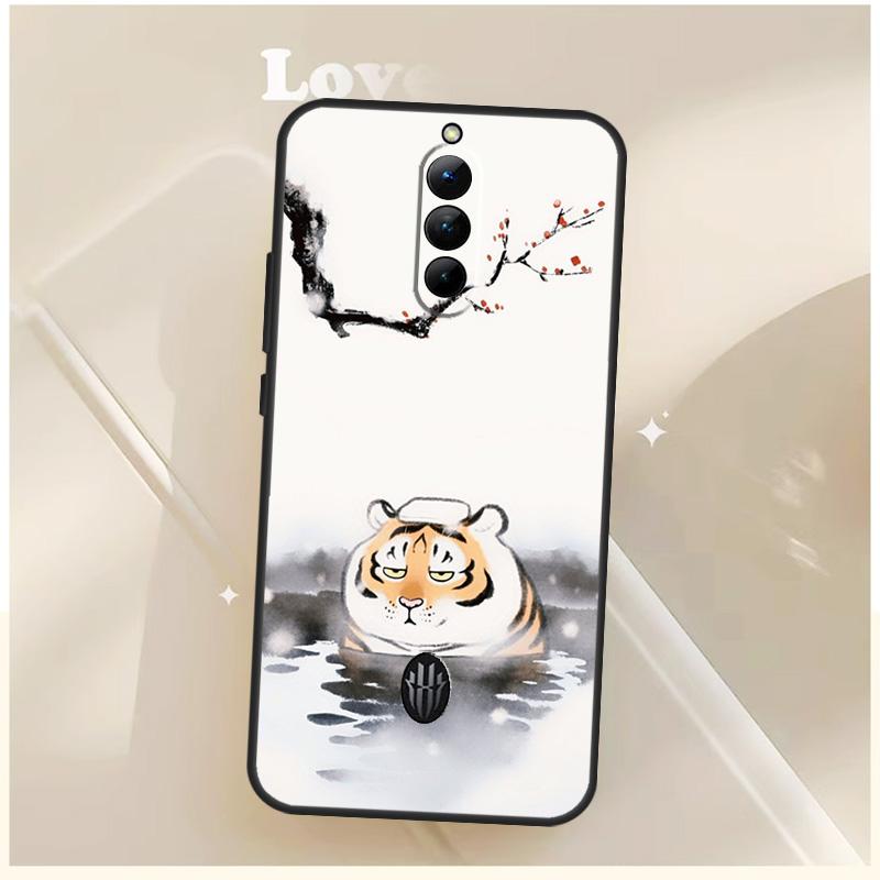 

fat tiger Cartoon Funny Case For ZTE Nubia Red Magic 11 10 10S Pro Plus 8S 9S 8 9 Pro 6S 7S For RedMagic 10 Air Cover Red Magic 6