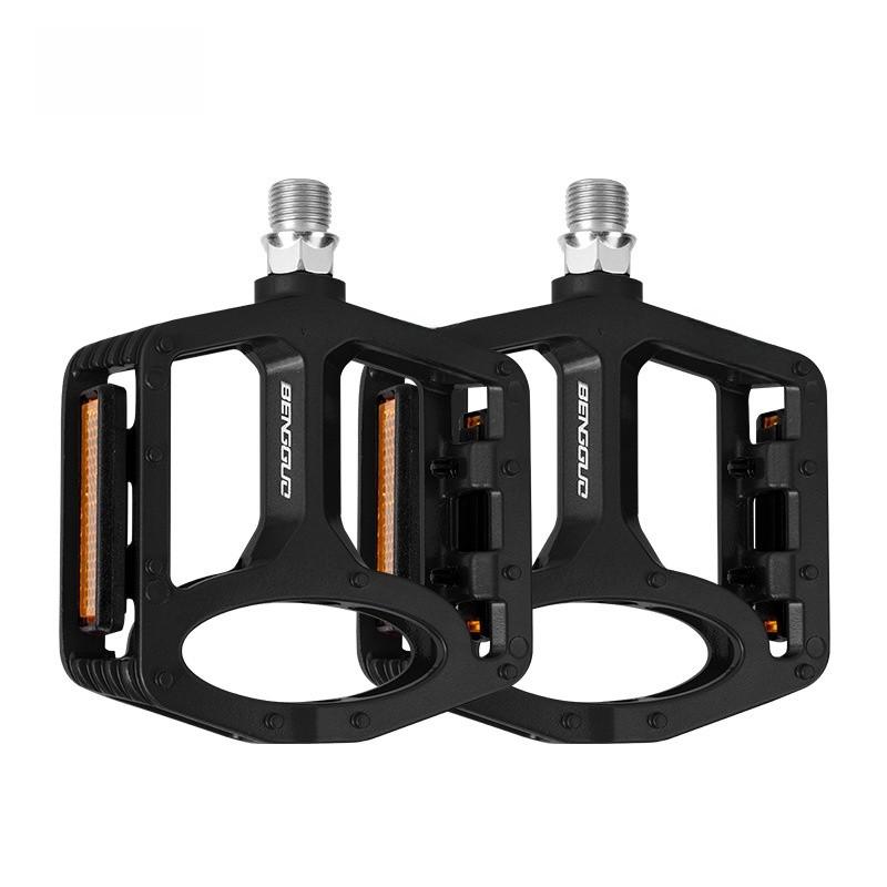 Cykelpedal med dubbla lager i aluminiumlegering för mountainbikecykling och pendling