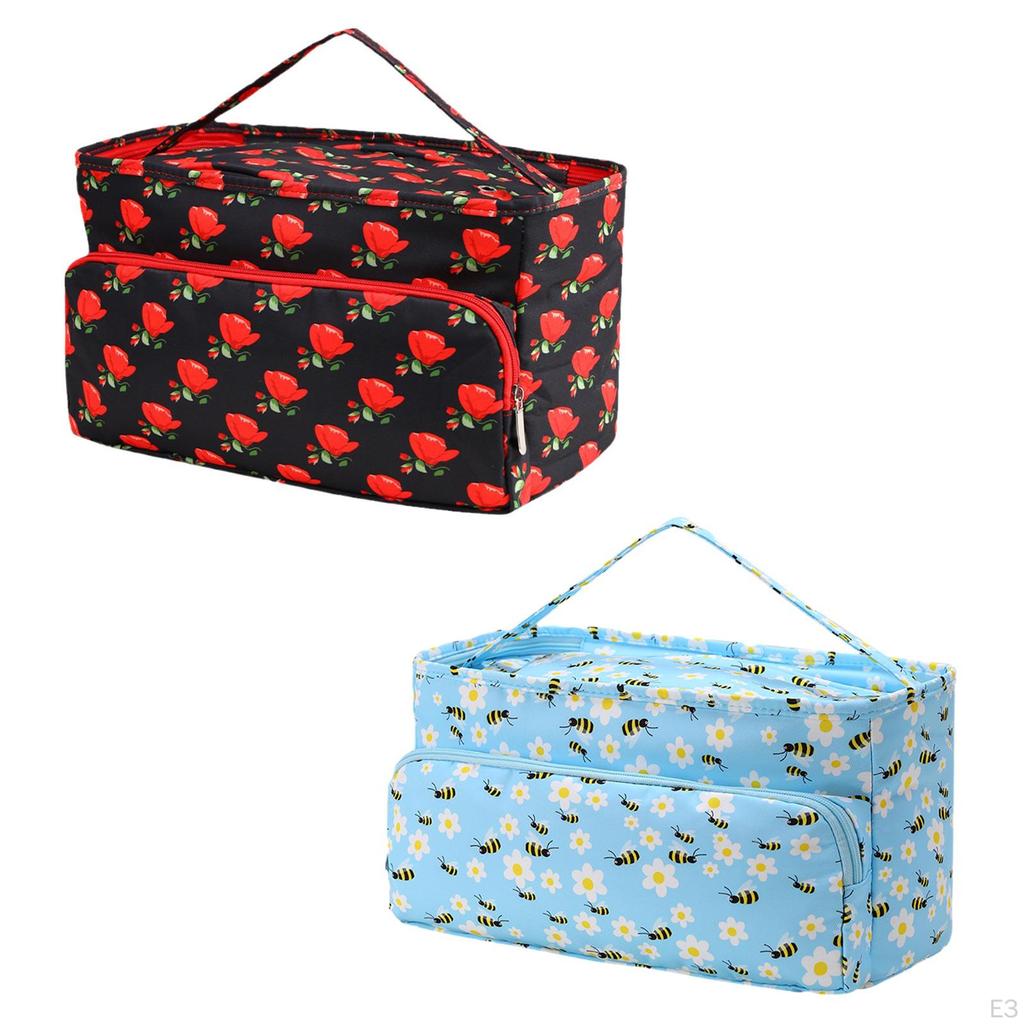 Knitting Bag Yarn Tote Embroidery Project Lightweight Multifunction Crochet