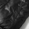 Fashion Winter Men's Sleeveless Jackets Plus Size Thick Waterproof Black Faux Leather Outerwears Man Warm Vest