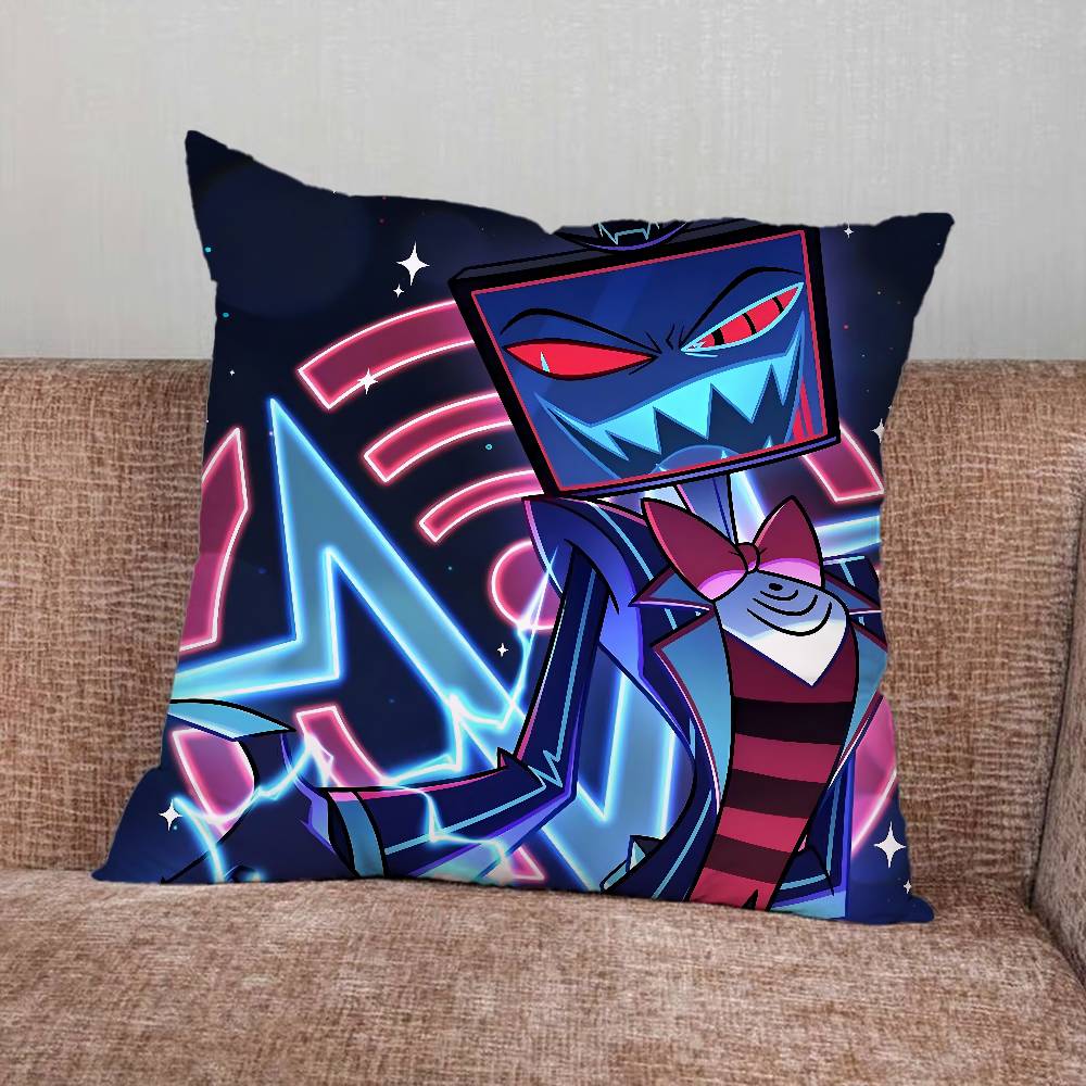 

HHazbin Comedy Hotel VVox Pillow Case For Home Bedroom Car Office Decoration Living Room Sofa Cushion Cover Suitable 30x30cm 12x12in