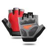 Custom Logo Half-Finger Non-Slip Breathable Moisture Wicking Polyester Workout Fitness Gloves Gym Weight Lifting Outdoor Fishing
