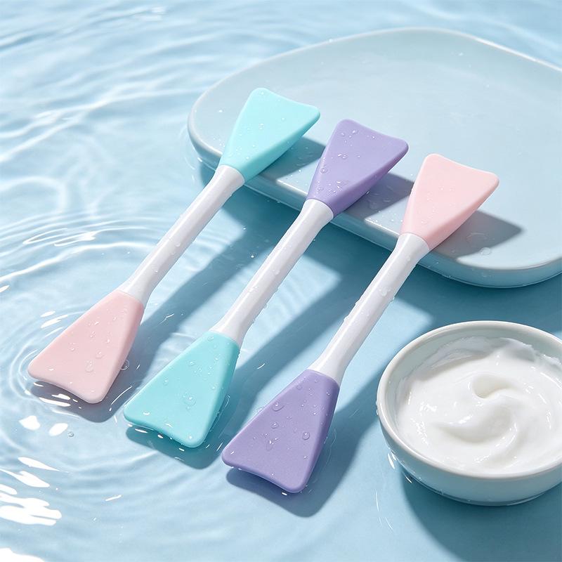 Dual-Ended Silicone Face Mask Brush with Replaceable Soft Head